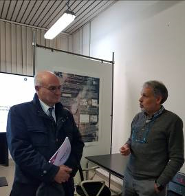Dario De Luca -  Sindaco di Potenza - in visita all’ Area di Ricerca del CNR di Tito 