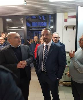 L'eurodeputato del M5S -  Piernicola Pedicini - in visita all’ Area di Ricerca del CNR di Tito