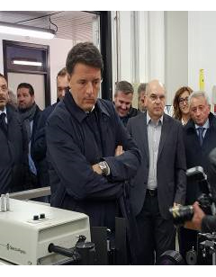 Matteo Renzi - Segretario del Partito Democratico -  in visita all’ Area di Ricerca del CNR di Tito 